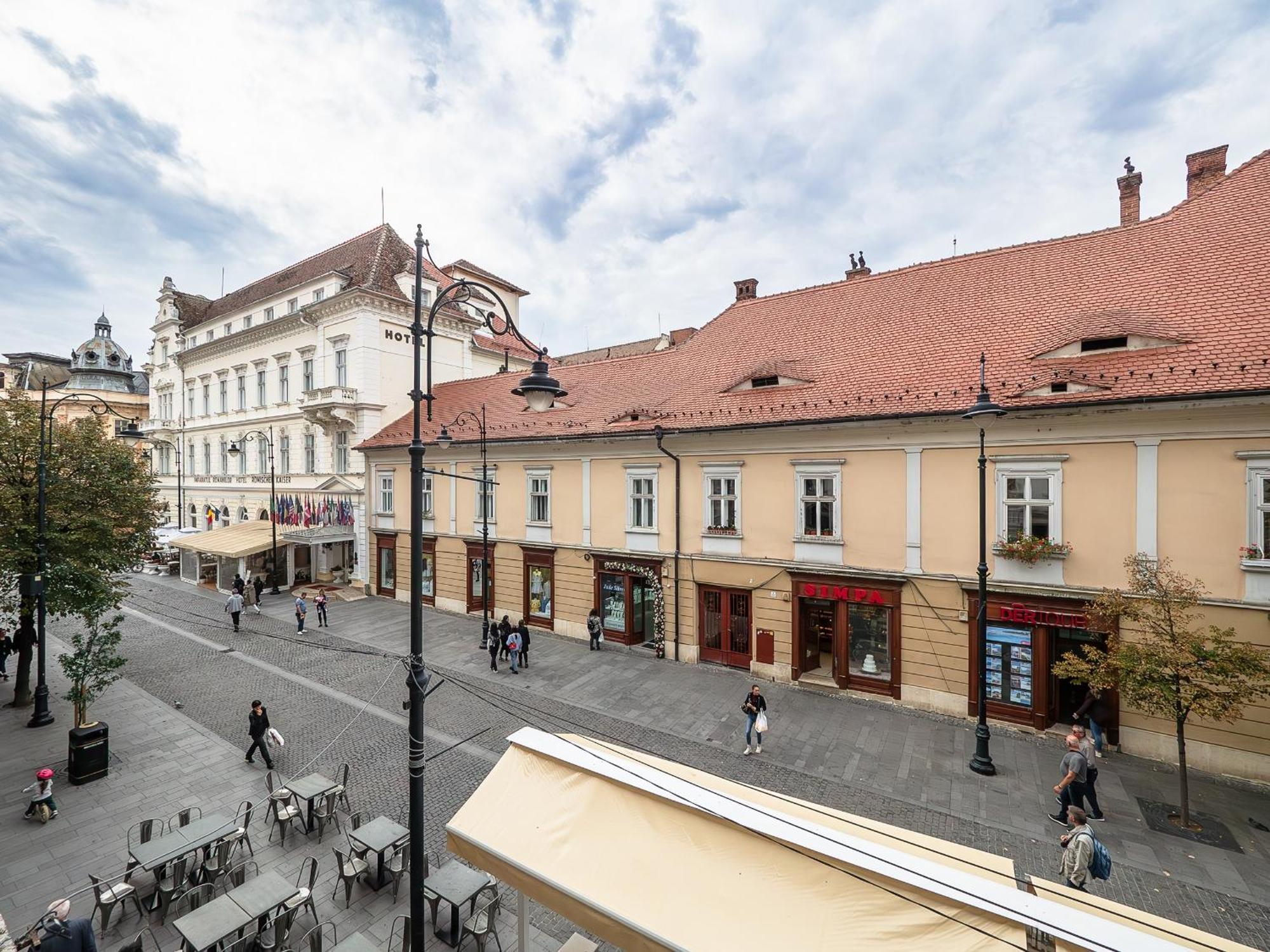 City Spirit Studio - Piata Mare & Balcescu View Sibiu Eksteriør billede